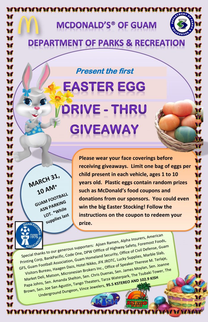 Easter Egg DriveThru Giveaway